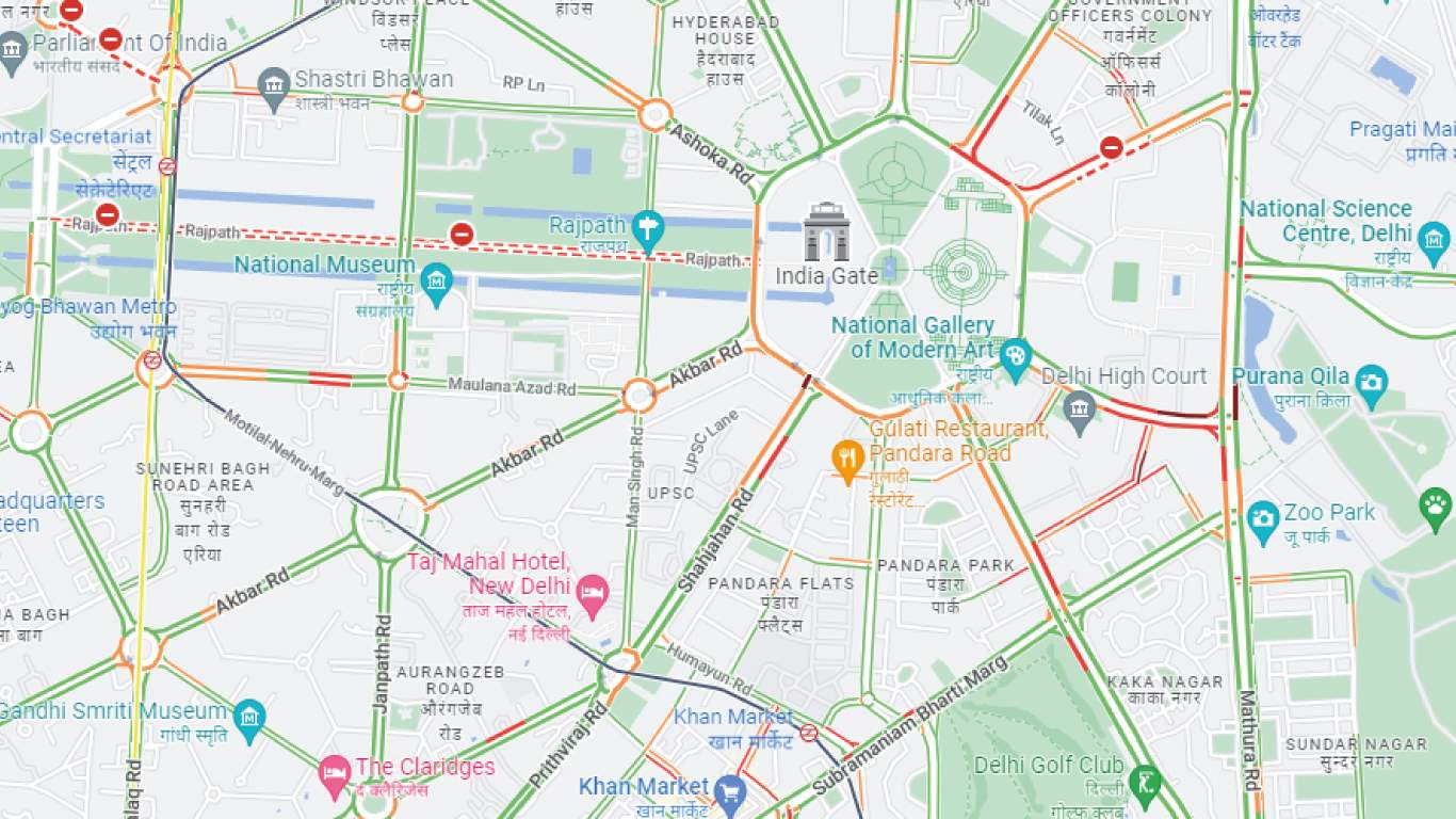 Delhi Map